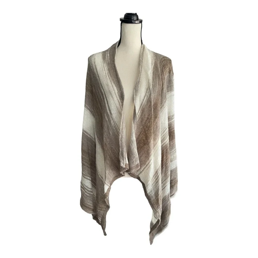 Tommy Bahama Cardigan Women's Size Large Open Front Wool Blend Long Sleeves - Picture 1 of 5